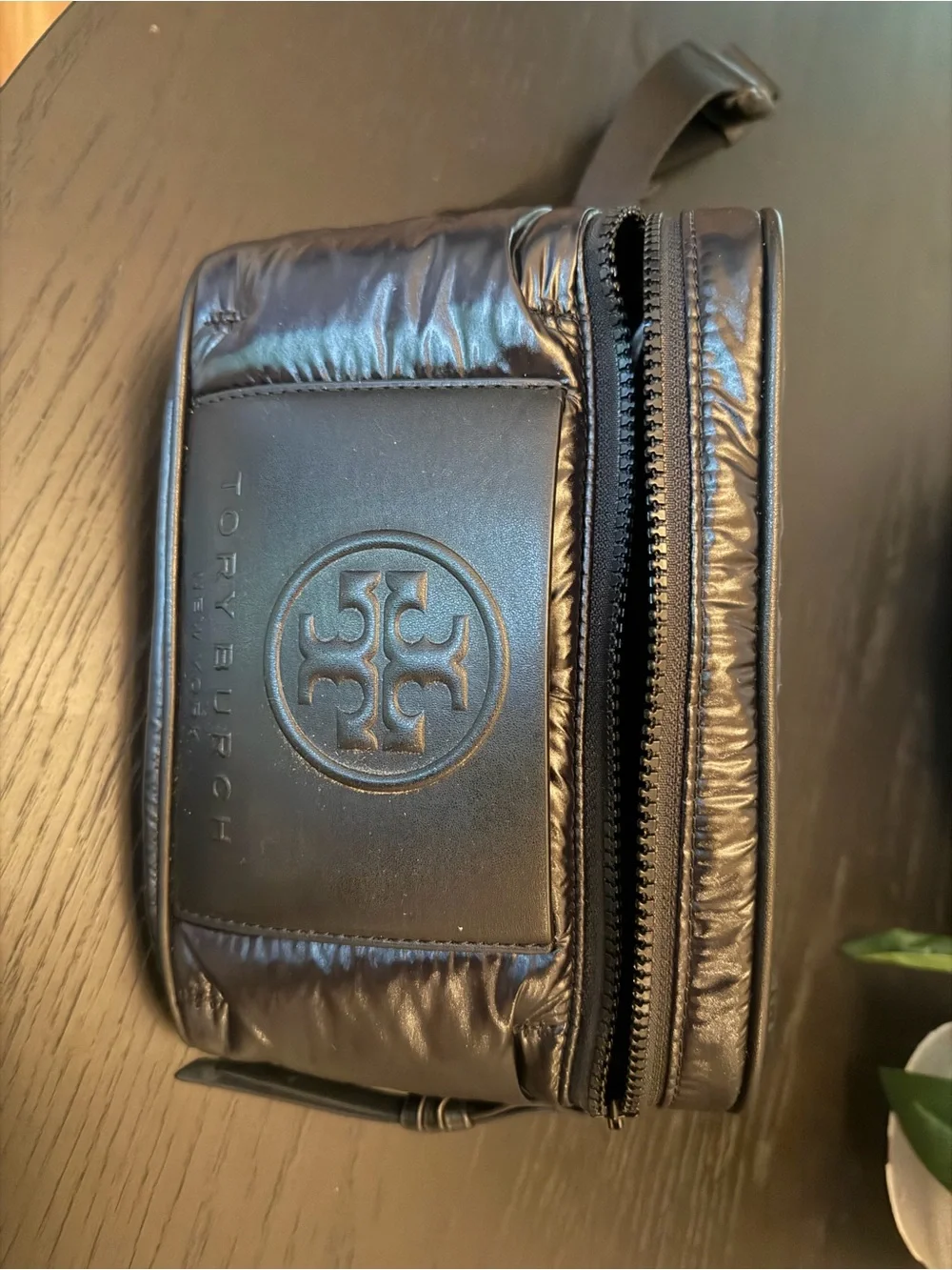 Tory Burch Black Quilted Leather Crossbody Waist Bag
